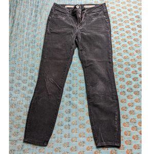 Anthropologie / Pilcro high-rise skinny faded black cords 27